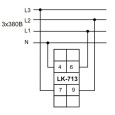 Указатель напряжения трехфазный LK-713 