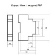 Реле электромагнитное PK-1P 230V AC 16A, 1NO/NC 