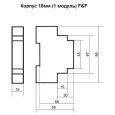 Реле электромагнитное PK-2P 2х8А, 230V АС, 2NO/NC 