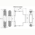 Вольтамперметр ВАР-М01 измерение и индикация сетевого напряжения и тока 63А 450В УХЛ4 