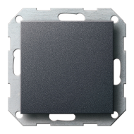 Заглушка Gira ClassiX Art Антрацит (в сборе) 