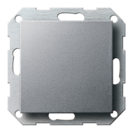 Заглушка Gira ClassiX Art Алюминий (в сборе) 