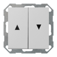 Выключатель для рольставней Gira E2 Серый матовый (в сборе) 