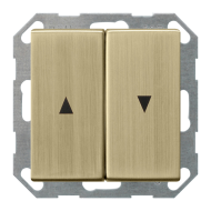 Выключатель для рольставней Gira ClassiX Art Бронза (в сборе) 