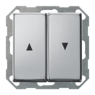 Выключатель для рольставней Gira ClassiX Art Хром (в сборе) 