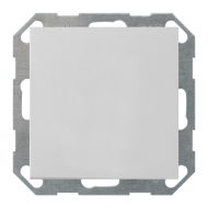 Выключатель IP44 Gira E2 Серый матовый (в сборе) 