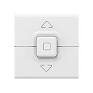 Выключатель для рольставней Legrand Mosaic Белый (в сборе) 