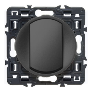 Выключатель одноклавишный Legrand Celiane Графит (в сборе) 