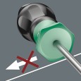 Крестовая отвертка для винтов с профилем Pozidriv PZ 1 x 80mm Wera Kraftform Comfort 1355 PZ 