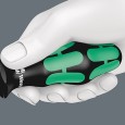 Отвертка крестовая для винтов Phillips PH 1 x 80mm Wera Kraftform Plus 350 PH 