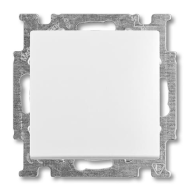 Промежуточный переключатель (перекрестный) ABB Basic 55 Альпийский белый (в сборе) 