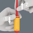Отвертка ручка-держатель изолированная динамометрическая 0,3 - 1,2 Nm Wera Kraftform 7440 VDE 1000V 