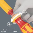 Отвертка ручка-держатель изолированная динамометрическая 0,3 - 1,2 Nm Wera Kraftform 7440 VDE 1000V 