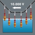 Изолированная отвертка звездочка TORX TX5 x 80mm Wera Kraftform Plus 167 i VDE 1000V 