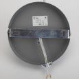 Светильник подвесной ЭРА PL2 GR/SN металл, E27, d300мм, шагрень серый/сатин никель 