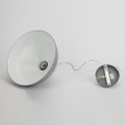 Светильник подвесной ЭРА PL2 GR/SN металл, E27, d300мм, шагрень серый/сатин никель 