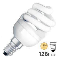 Лампа энергосберегающая Osram Micro Twist 12W/827 E14 