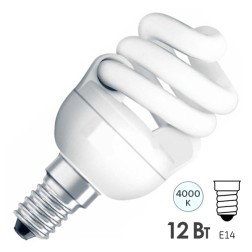 Лампа энергосберегающая Osram Micro Twist 12W/840 E14 