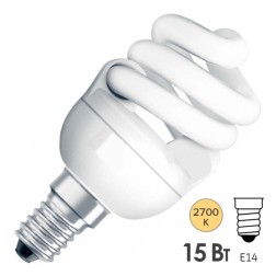 Лампа энергосберегающая Osram Micro Twist 15W/827 E14 