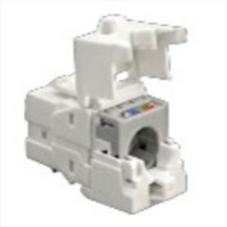 Механизм компьютерной розетки RJ-45, кат.6, UTP 110/Krone Экопласт LK45 