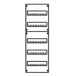 Панель под установку модульных устройств АВВ 1ряд/5 реек 60 модулей высота 750 мм STJ1 V 1A 