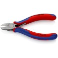 Кусачки боковые Knipex 125мм для пластмассы с двухкомпонентными рукоятками 