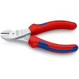 Кусачки боковые Knipex 140мм особой мощности хромированные с друхкомпонентными рукоятками 