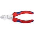 Кусачки боковые Knipex 140мм особой мощности хромированные с друхкомпонентными рукоятками 