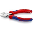 Кусачки боковые Knipex 160мм особой мощности хромированные с друхкомпонентными рукоятками с кольцом 