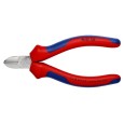 Кусачки боковые Knipex 125мм хромированные с двухкомпонентными рукоятками 