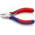 Кусачки боковые Knipex 110мм хромированные с двухкомпонентными рукоятками 