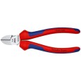 Кусачки боковые Knipex 160мм хромированные с двухкомпонентными рукоятками 