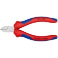 Кусачки боковые Knipex 125мм хромированные с двухкомпонентными рукоятками 