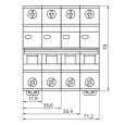 Автоматический выключатель ВА47-29 1Р 16А 4,5кА характеристика D ИЭК (автомат) 
