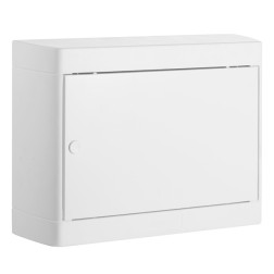 Щит Legrand Nedbox накладной на 12 (+1) модулей (1х12) с шинами N+PE с белой дверью 