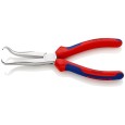 Длинногубцы механика Knipex 200мм изогнутые хромированные с двухкомпонентными рукоятками 