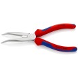 Длинногубцы изогнутые с режущими кромками Knipex 160мм хромированные двухкомпонентные рукоятки 