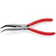 Длинногубцы изогнутые с режущими кромками Knipex 160мм фосфатированные однокомпонентные рукоятки 