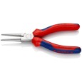 Круглогубцы прямые Knipex 160мм хромированные с двухкомпонентными рукоятками 