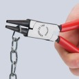 Круглогубцы прямые Knipex 160мм хромированные с двухкомпонентными рукоятками 