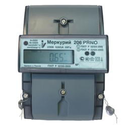 Электросчетчик Меркурий 206 PRNO 5-60А/230В кл.т.2,0 многотарифный ЖКИ RS-485 