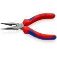 Длинногубцы прямые с режущими кромками Knipex 140мм фосфатированные с двухкомпонентными рукоятками 