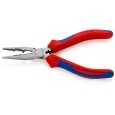 Длинногубцы Knipex 160мм для монтажа проводов фосфатированные с функцией снятия изоляции 