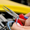 Длинногубцы Knipex 160мм для монтажа проводов фосфатированные с функцией снятия изоляции 