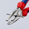 Пассатижи комбинированные Knipex 180мм хромированные с двухкомпонентными рукоятками 