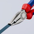 Пассатижи комбинированные Knipex 180мм хромированные с двухкомпонентными рукоятками 