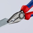 Пассатижи комбинированные Knipex 180мм фосфатированные с двухкомпонентными рукоятками 