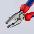 Пассатижи комбинированные Knipex 180мм фосфатированные с двухкомпонентными рукоятками 