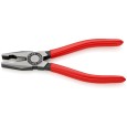 Пассатижи комбинированные Knipex 180мм фосфатированные с однокомпонентными рукоятками 