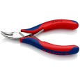 Плоскогубцы захватные Knipex изогнутые плоскокруглые губки 45° для электроники 115мм 